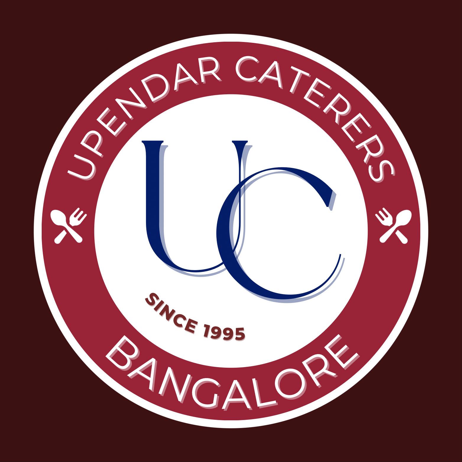 Upendar Caterers Bangalore crest logo